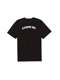 a black t - shirt that says superbro kids