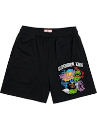 a black short with the words superbook kids on it