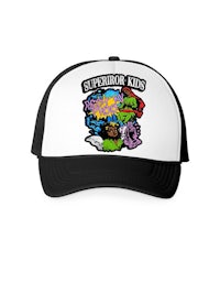 superhero kids trucker hat