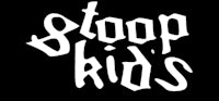 the logo for stoop kids on a black background